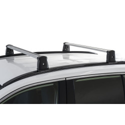 Barres de toit Aluminium pour Toyota Rav4 (XA50) dès 2018 - avec Barres Longitudinales intégrées