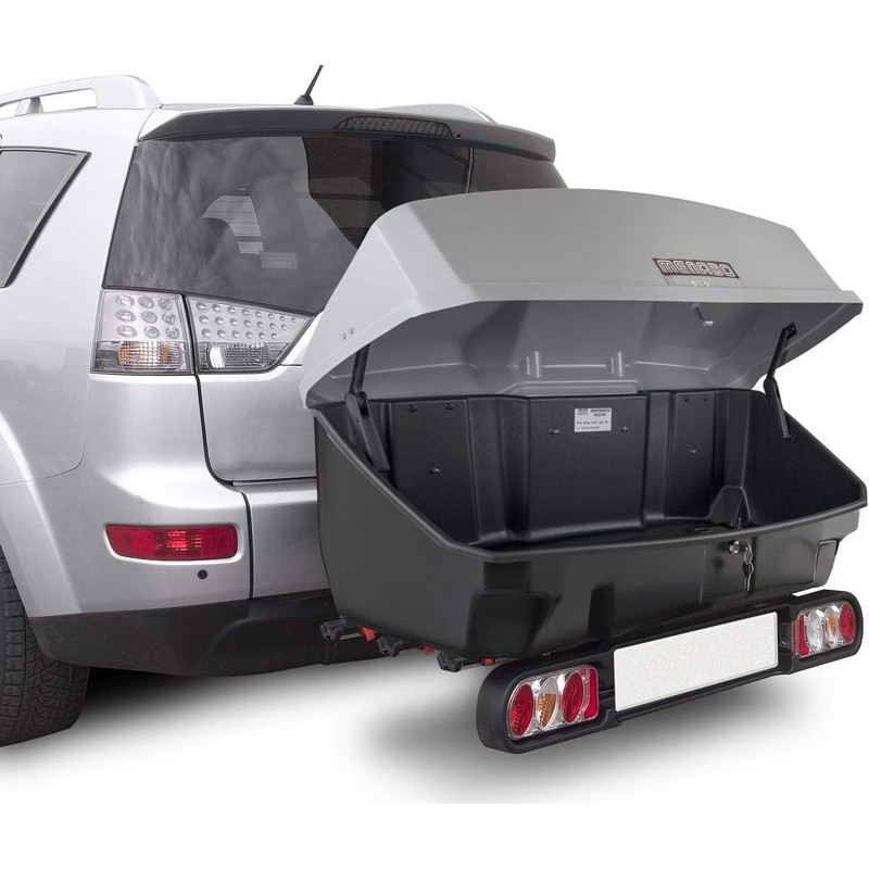 Porte-velos 3 vélos + Coffre sur attelage 300L - Menabo Nekkar + Project Tilting 3 (1)