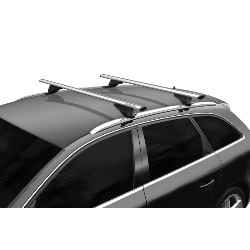 Barres de toit Profilées Aluminium pour Renault Captur dès 2019 - avec Barres Longitudinales