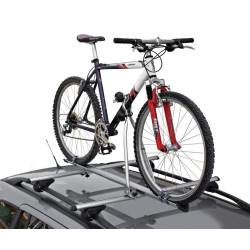 Porte-velo sur toit en acier 1 velo / Menabo Huggy Lock (3)