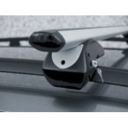 Barres de toit Aluminium pour Fiat Doblo dès 2010 y compris Maxi - avec Barres Longitudinales (2)