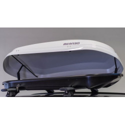 Coffre de toit 450L MENABO DIAMOND 450 DUO Blanc-Brillant (2)