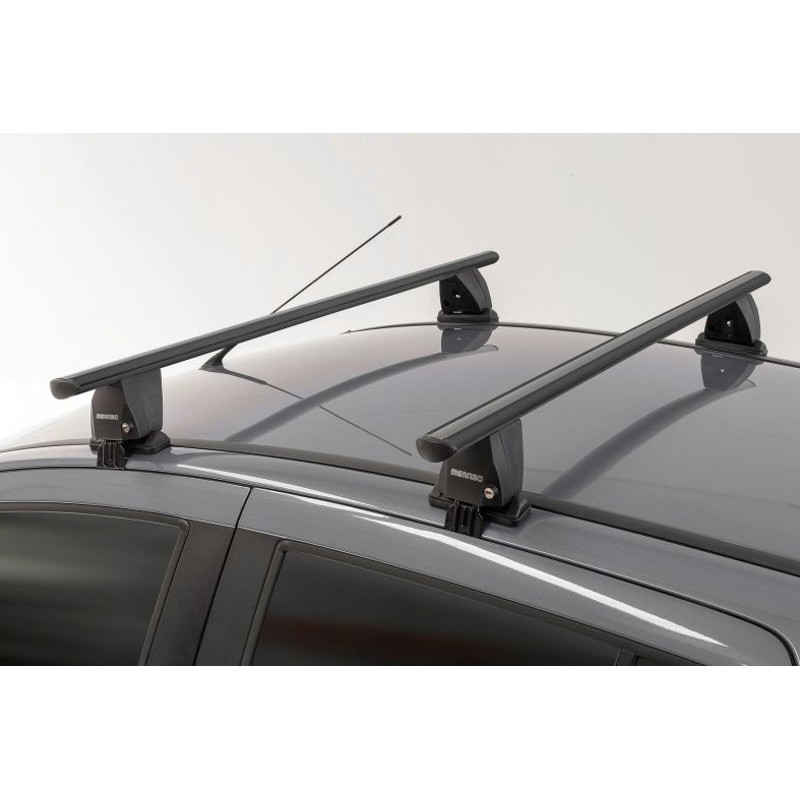 Barres de toit Profilées Aluminium Noir pour Chrysler 300C Berline - 4 portes - de 2005 à 2014 (1)