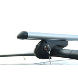 Barres de toit Aluminium pour Citroen C5 Aicross dès 2017 - avec Barres Longitudinales (2)