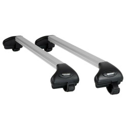 Barres de toit Aluminium pour Peugeot 2008 de 2013 à 2020 - avec Barres Longitudinales