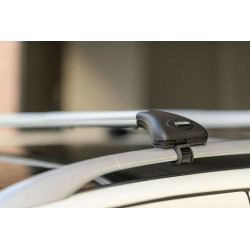 Barres de toit Aluminium pour Citroen C3 Aircross dès 2017 - avec Barres Longitudinales (2)