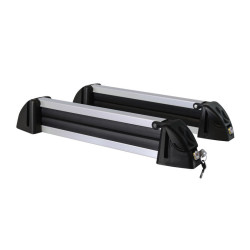 Porte-Skis sur Barres de Toit 4 Paires de Skis ou 2 Surfs - Menabo White Bear 4