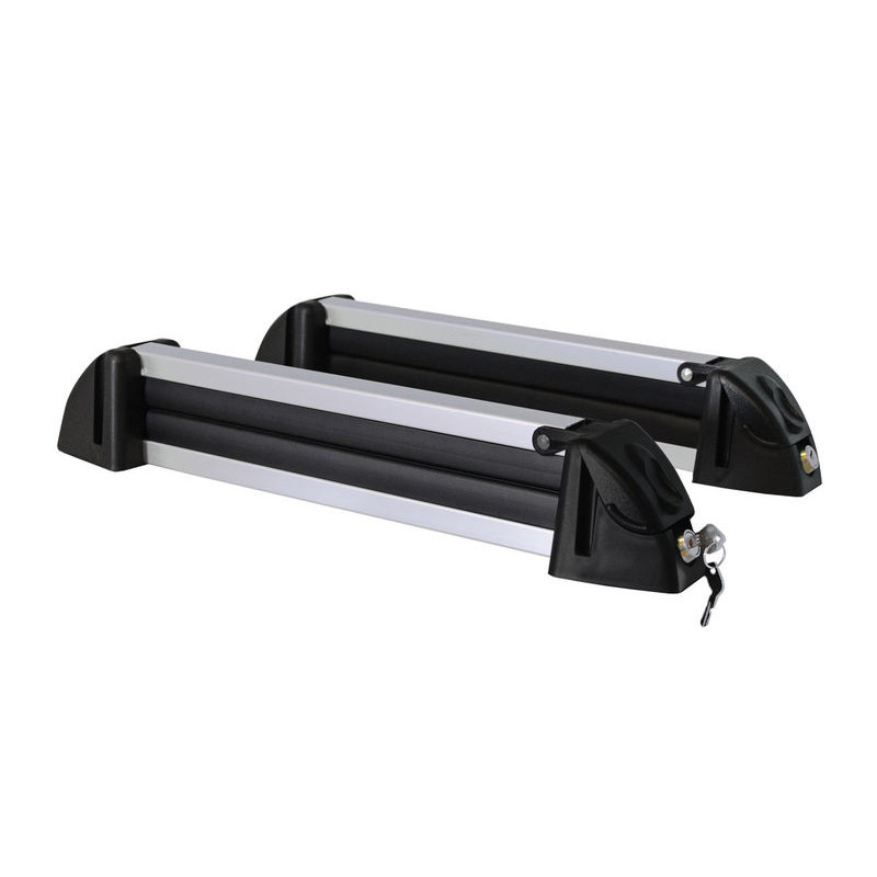 Porte-Skis sur Barres de Toit 4 Paires de Skis ou 2 Surfs - Menabo White Bear 4 (1)