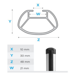 Barres de toit Acier pour Vw Caddy Life / Maxi Life dès 2010 (2)