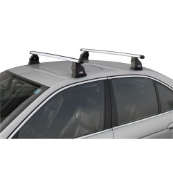 Barres de toit Aluminium pour Bmw Serie 3 Berline - 4 Portes - De 1998 à 2018