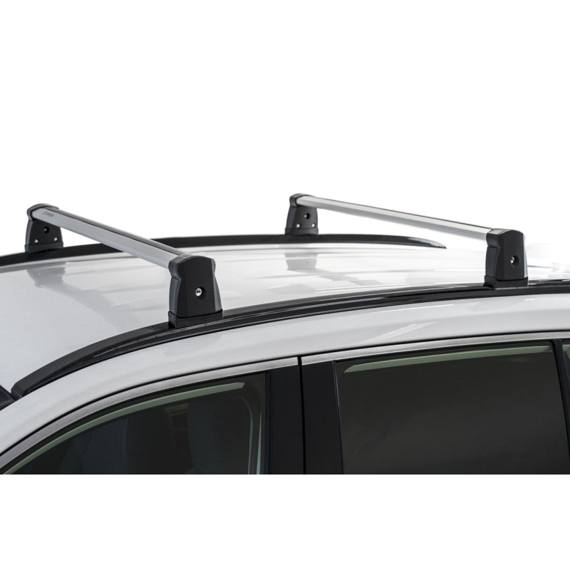 Barres de toit Aluminium pour Toyota Corolla Cross dès 2020 - avec Barres Longitudinales intégrées