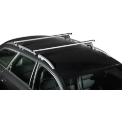 Barres de toit Aluminium pour Bmw Serie 5 Touring Break dès 04/2017 - avec Barres Longitudinales