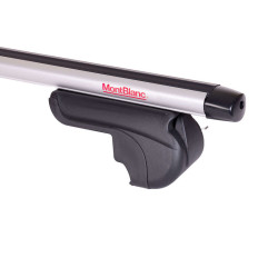 Barres de toit Aluminium pour Hyundai Santa Fe de 2001 à 08/2012 - avec barres longitudinales (2)