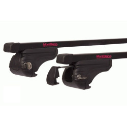 Barres de toit Acier pour Renault Clio 3 Estate Break de 2008 à 03/2013 - avec Barres Longitudinales
