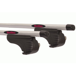 Barres de toit Aluminium pour skoda Octavia 2 Combi / Break - 5 Portes - De 10-2004 Jusqu´à 07-2013