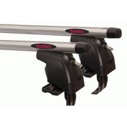 Barres de toit Aluminium pour toyota Avensis - 5 Portes - De 1998 Jusqu´à 04-2003