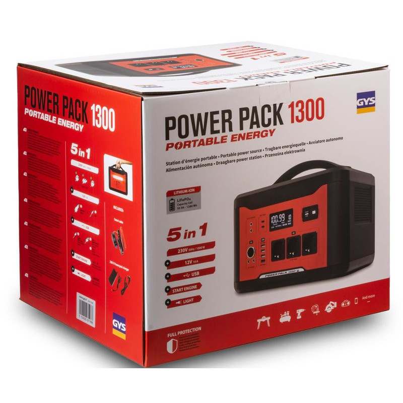 Alimentation autonome GYS POWER PACK 1300 (1)