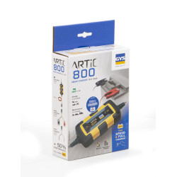 Chargeur de batterie GYS ARTIC 800 pour batterie de 1.6 À 25Ah - Moto - Tondeuse - Jet-ski - Karting