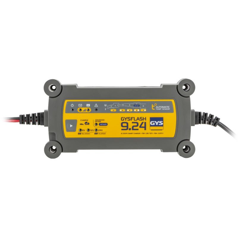 Chargeur de batterie 6/12/24V - GYS GYSFLASH 9.24 - Gys 029477 (2)