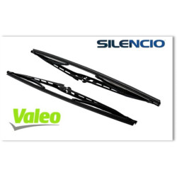 Jeu de 2 Balais Essuie Glace Avant pour Renault Clio 1 de 03/1994 à 02/1998 - Valeo/Marchal Silencio (2)