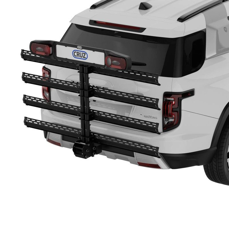 Porte-vélos sur attelage Rabattable pour 4 vélos - Cruz Stema 4 (2)