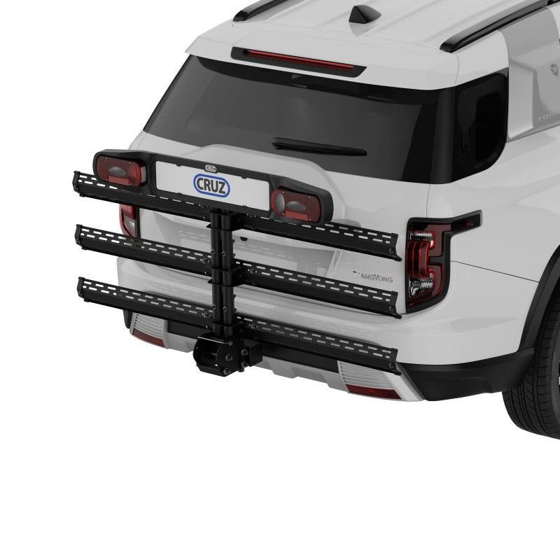 Porte-vélos sur attelage Rabattable pour 3 vélos - Cruz Stema 3 (2)