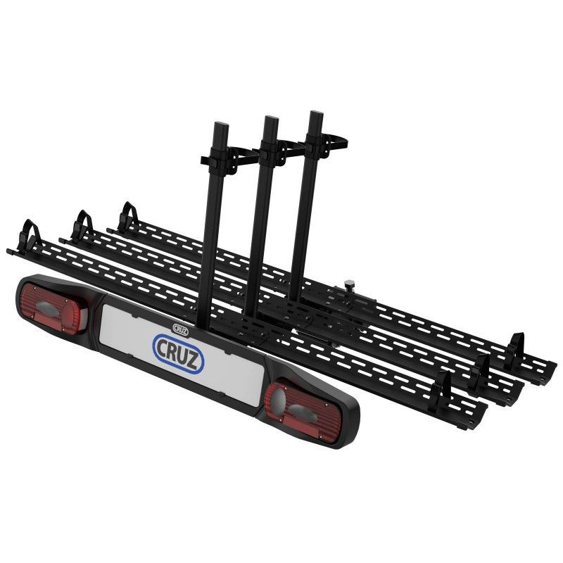 Porte-vélos sur attelage Rabattable pour 3 vélos - Cruz Stema 3 (1)