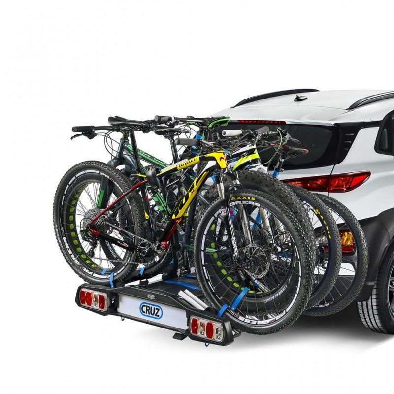 Porte-vélos sur attelage Rabattable pour 4 vélos - Cruz Pivot 4 (2)