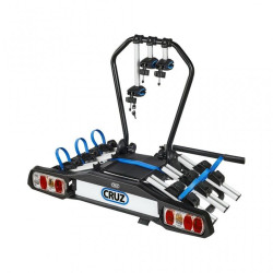 Porte-vélos sur attelage Rabattable pour 3 vélos - Cruz Pivot 3