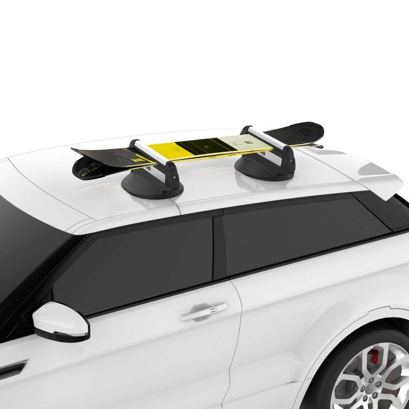 Porte-Skis Magnetique 3 Paires de Skis ou 2 Surfs - Cruz Ski Roof (1)