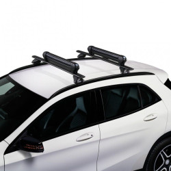 Porte-Skis sur Barres de Toit 6 Paires de Skis ou 4 Surfs - Cruz Ski Rack Dark 6