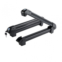 Porte-Skis sur Barres de Toit 4 Paires de Skis ou 2 Surfs - Cruz Ski Rack Dark 4 (3)
