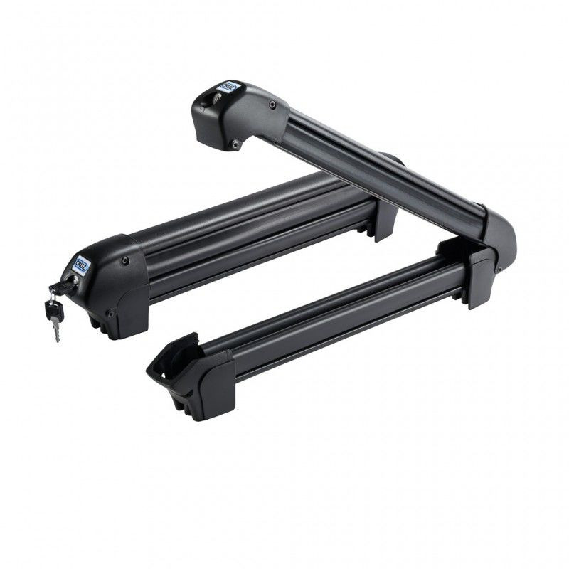 Porte-Skis sur Barres de Toit 4 Paires de Skis ou 2 Surfs - Cruz Ski Rack Dark 4 (3)