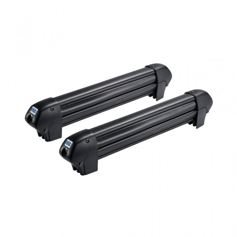 Porte-Skis sur Barres de Toit 4 Paires de Skis ou 2 Surfs - Cruz Ski Rack Dark 4 (4)