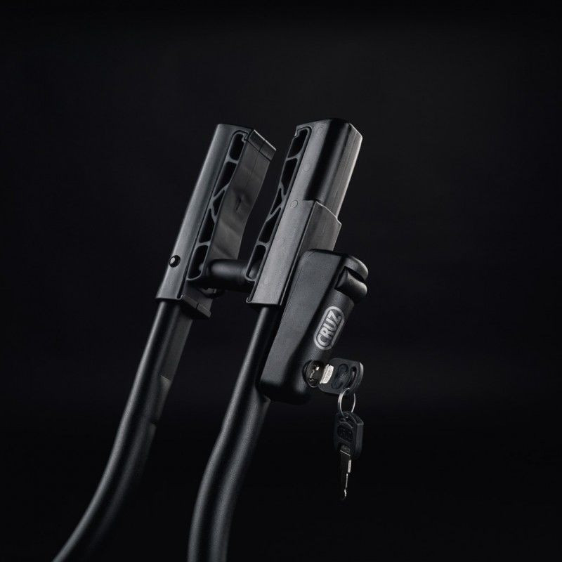 Porte-vélo 1 Vélo sur toit en Aluminium et acier - Cruz Race Dark (2)