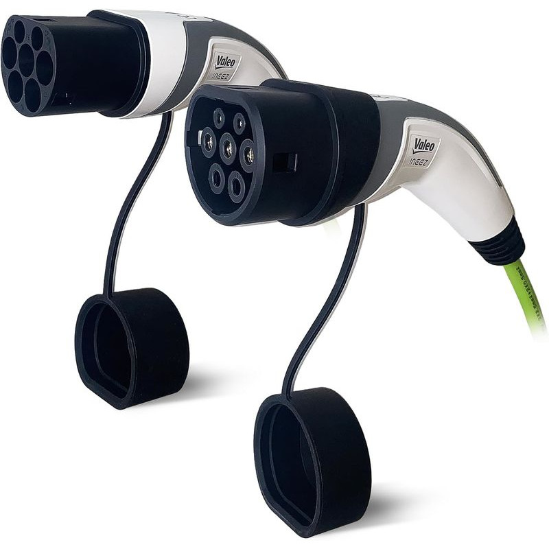 Câble de Charge pour véhicules électriques ou Hybrides Rechargeables Type 2 vers Type 2 - 7,4kW - 10m - Valeo Ineez - 652109 (2)